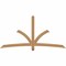 Ekena Millwork Davenport Timber Gable Bracket, Western Red Cedar, 84"W x 42"H x 3 1/2"D x 3 1/2"F, 12/12 Pitch GBW084X42X0404DAV00SWR - alternate 1